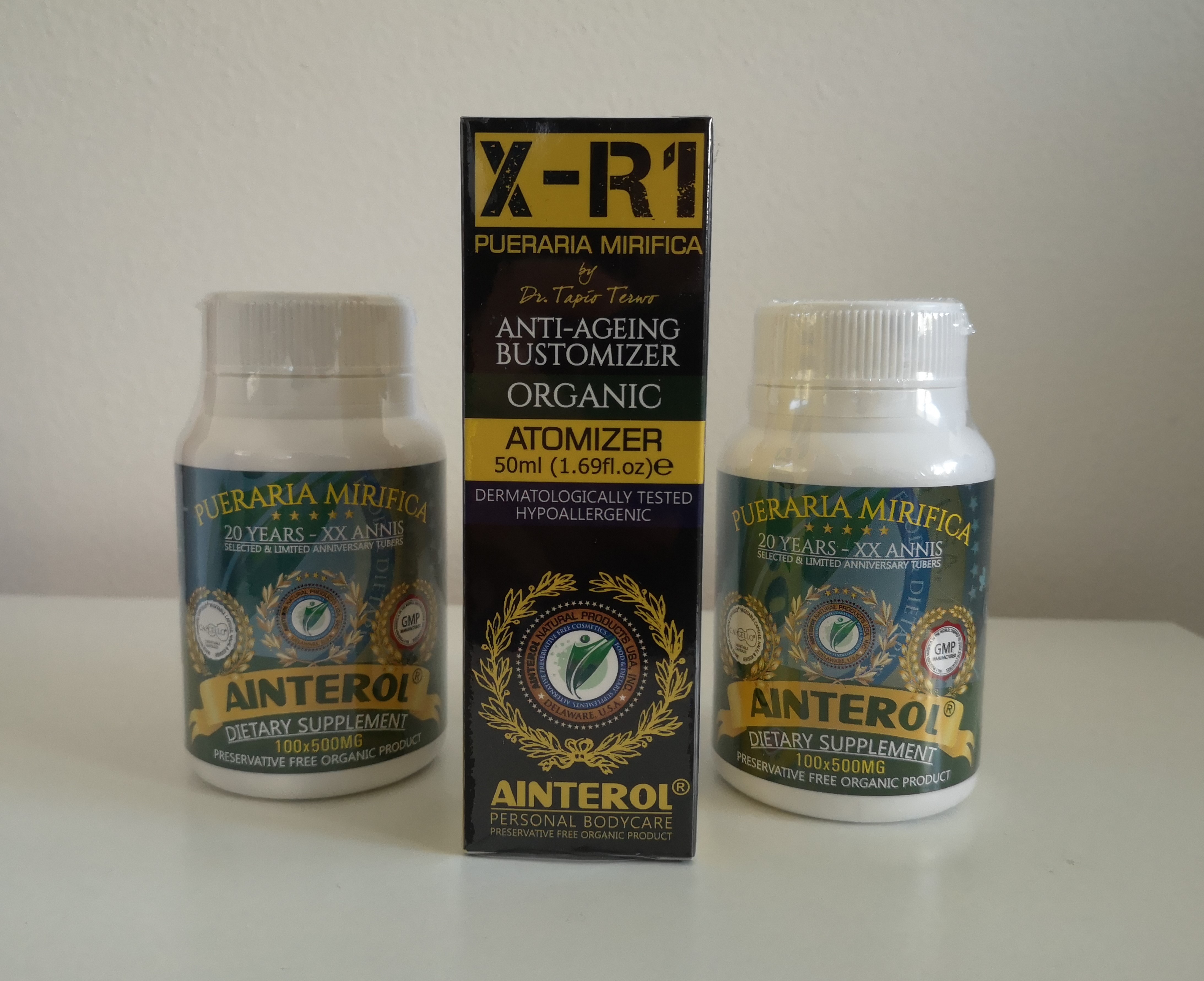 Sprej X-R1 (50 ml) + kapsle Ainterol (300 kapslí)